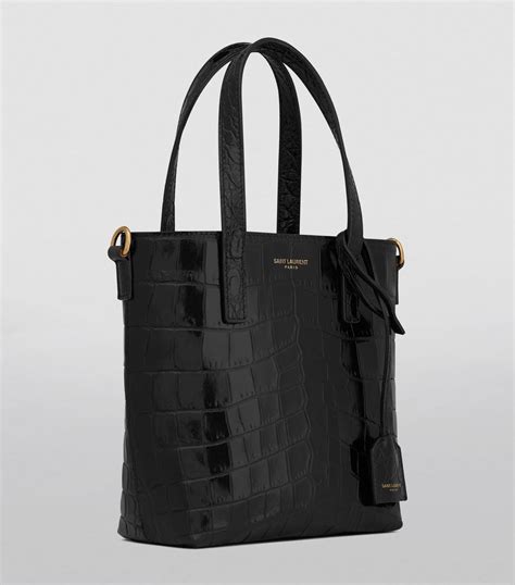 ysl croc tote bag|saint laurent tote bag.